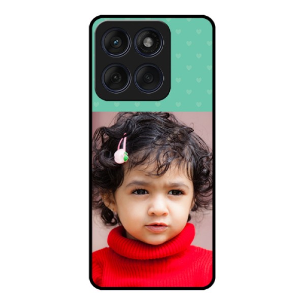 Edge 60 Fusion Custom Glass Phone Case - Lovers Picture Design