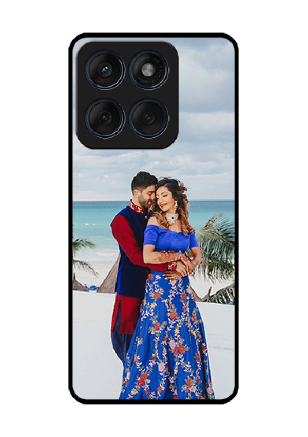 Edge 60 Fusion Custom Glass Phone Case - Upload Full Picture Design