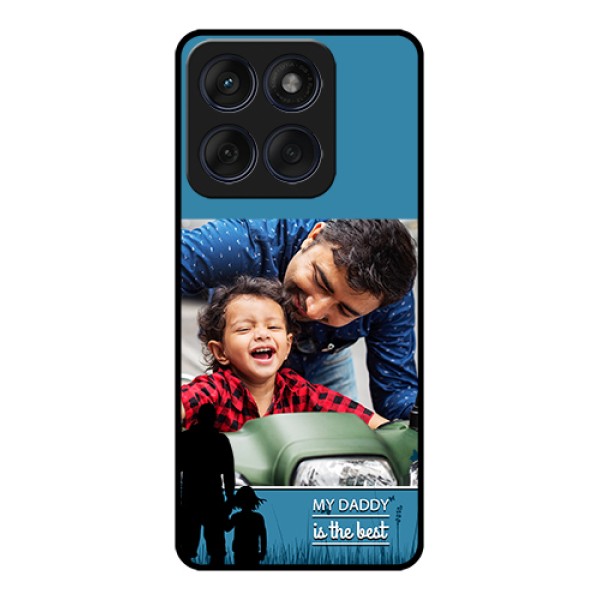 Edge 60 Fusion Custom Glass Phone Case - Best Dad Design