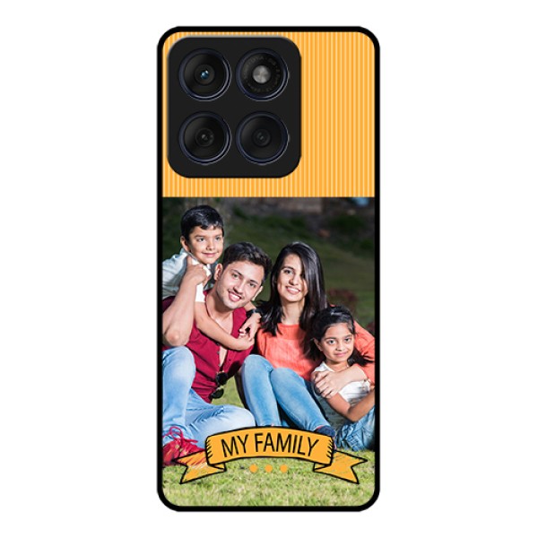 Edge 60 Fusion Custom Glass Phone Case - My Family Design