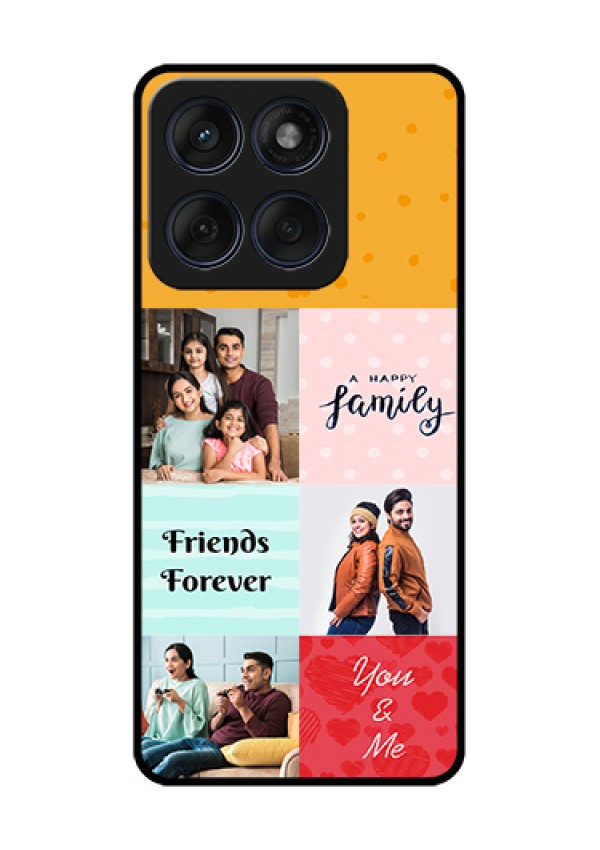 Edge 60 Fusion Custom Glass Phone Case - Images With Quotes Design