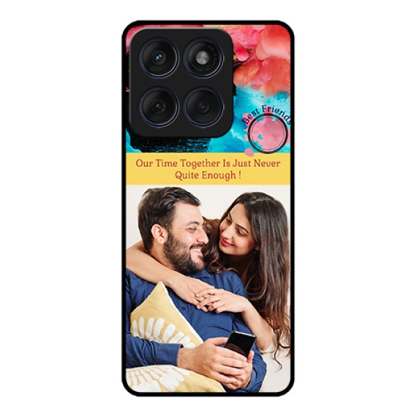 Edge 60 Fusion Custom Glass Phone Case - Quote With Acrylic Painting Design Edge 60 Fusion Custom Glass Phone Case - Quote With Acrylic Painting Design
