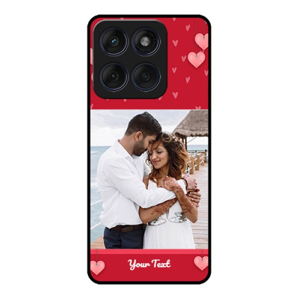 Edge 60 Fusion Custom Glass Phone Case - Valentines Day Design