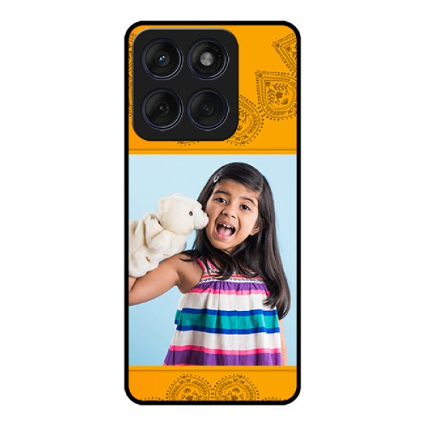 Edge 60 Fusion Custom Glass Phone Case - Photo Wedding Design