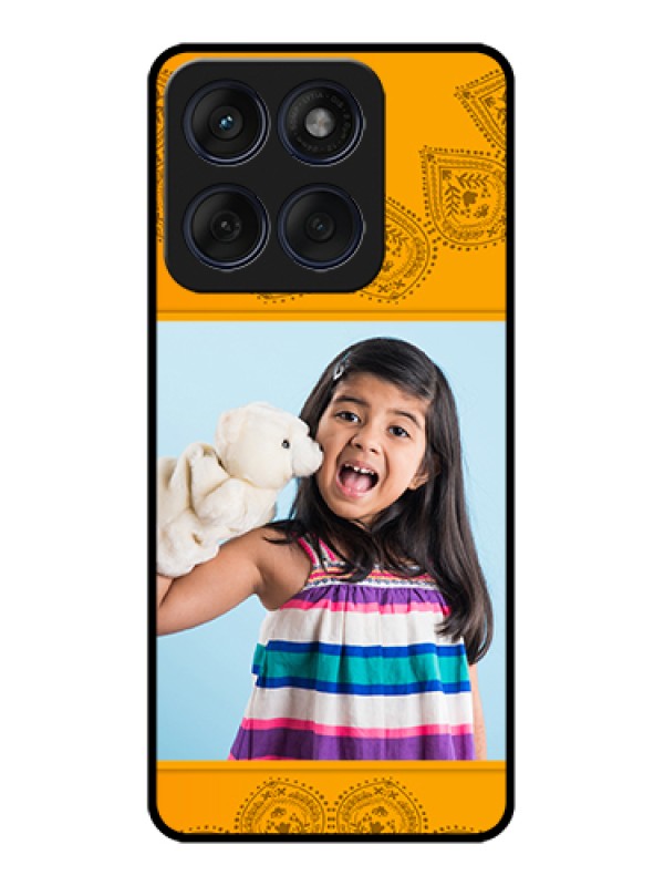 Custom Edge 60 Fusion Custom Glass Phone Case - Photo Wedding Design