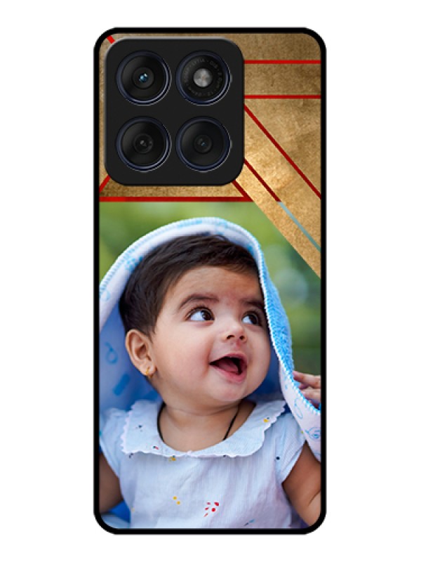 Custom Edge 60 Fusion Custom Glass Phone Case - Gradient Abstract Texture Design