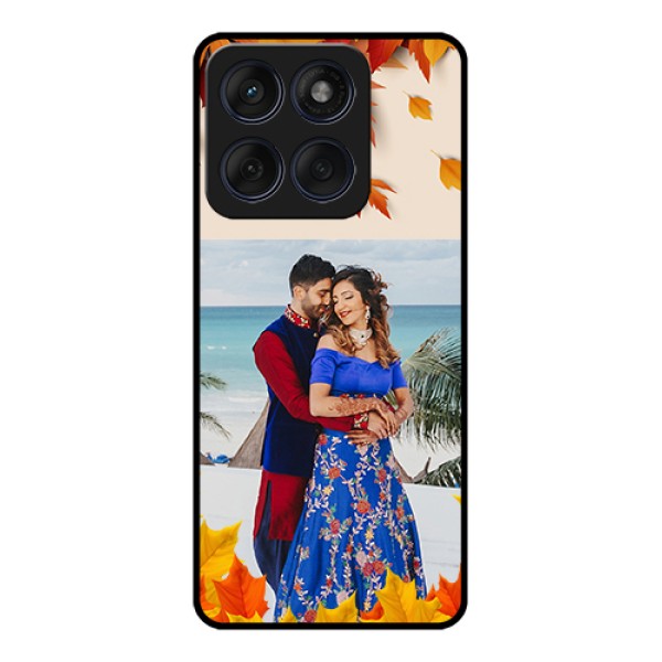 Edge 60 Fusion Custom Glass Phone Case - Autumn Maple Leaves Design Edge 60 Fusion Custom Glass Phone Case - Autumn Maple Leaves Design