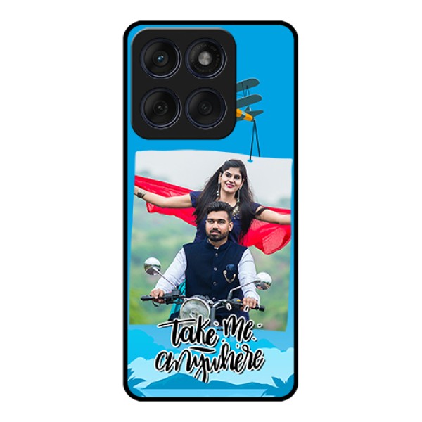 Edge 60 Fusion Custom Glass Phone Case - Traveller Design