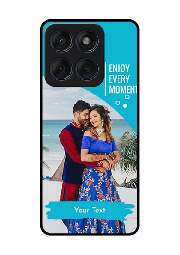 Edge 60 Fusion Custom Glass Phone Case - Happy Moment Design