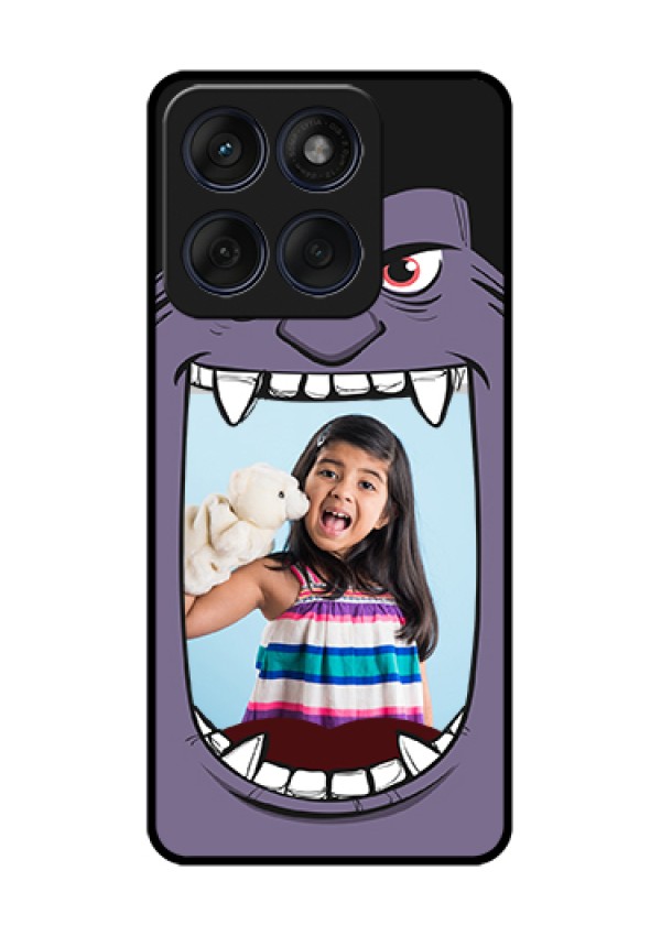 Edge 60 Fusion Custom Glass Phone Case - Angry Monster Design