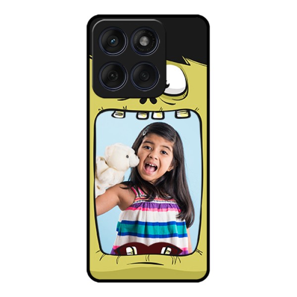 Edge 60 Fusion Custom Glass Phone Case - Cartoon Monster Back Case Design Edge 60 Fusion Custom Glass Phone Case - Cartoon Monster Back Case Design