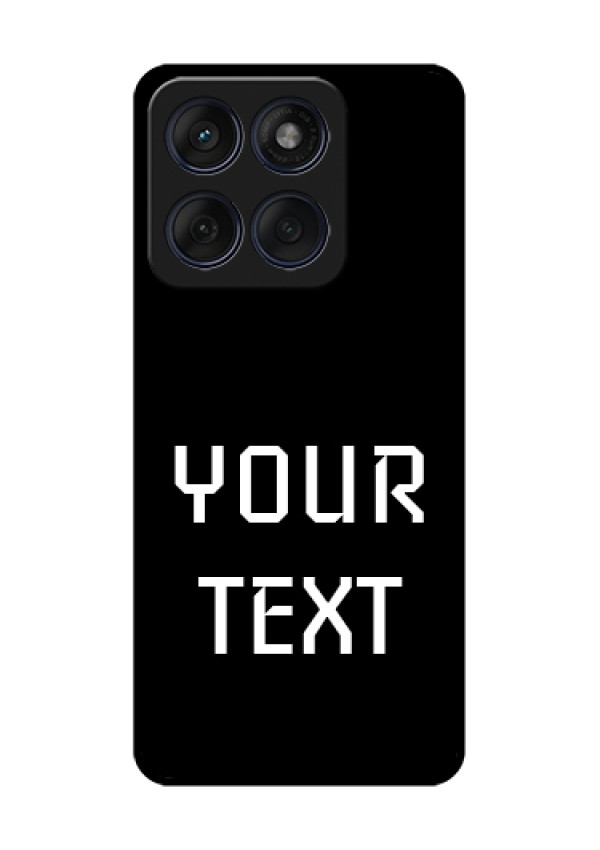 Edge 60 Fusion Custom Glass Phone Case - Your Name Design