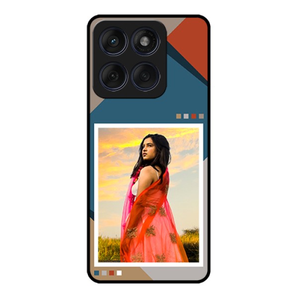 Edge 60 Fusion Custom Glass Phone Case - Retro Color Pallet Design Edge 60 Fusion Custom Glass Phone Case - Retro Color Pallet Design
