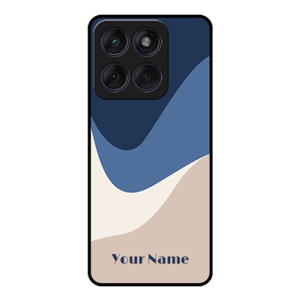 Edge 60 Fusion Custom Glass Phone Case - Abstract Drip Art Design Edge 60 Fusion Custom Glass Phone Case - Abstract Drip Art Design