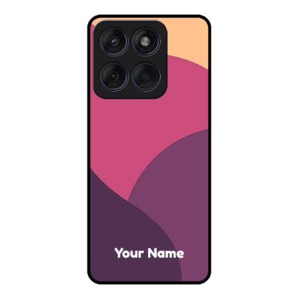 Edge 60 Fusion Custom Glass Phone Case - Mixed Multi - Colour Abstract Art Design Edge 60 Fusion Custom Glass Phone Case - Mixed Multi - Colour Abstract Art Design