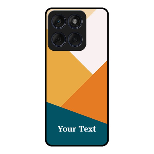 Edge 60 Fusion Custom Glass Phone Case - Stacked Multi - Colour Design Edge 60 Fusion Custom Glass Phone Case - Stacked Multi - Colour Design