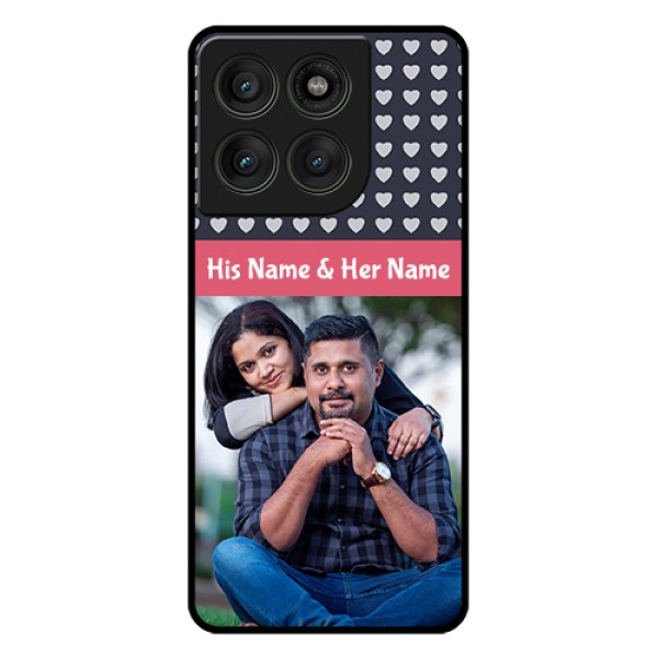Motorola Edge 60 Pro 5G Custom Glass Phone Case - Love Symbols Design