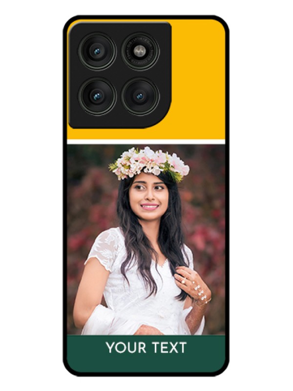 Custom Motorola Edge 60 Pro 5G Custom Glass Phone Case - Love You Design