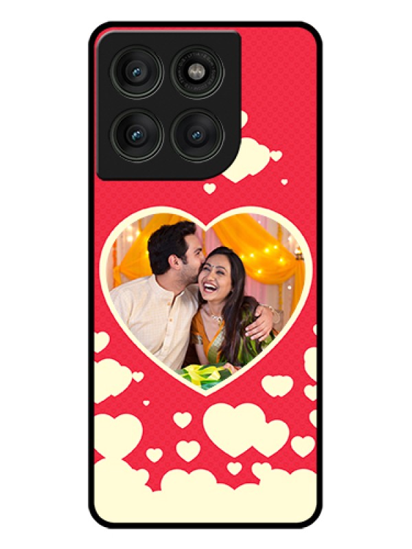 Custom Motorola Edge 60 Pro 5G Custom Glass Phone Case - Love Symbols Phone Cover Design