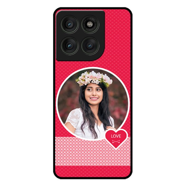 Motorola Edge 60 Pro 5G Custom Glass Phone Case - Pink Color Pattern Design Motorola Edge 60 Pro 5G Custom Glass Phone Case - Pink Color Pattern Design