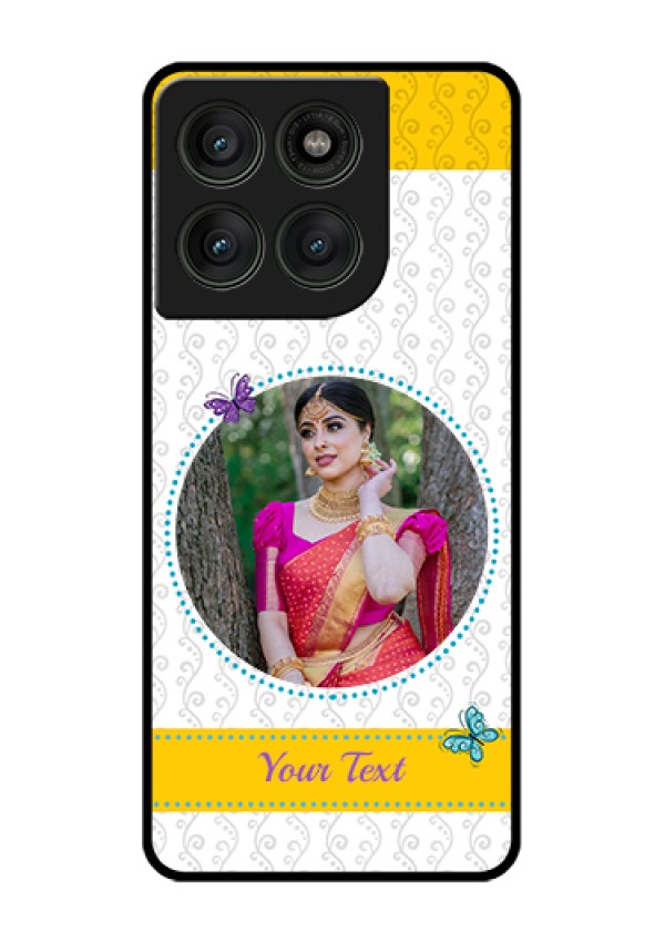 Motorola Edge 60 Pro 5G Custom Glass Phone Case - Girls Premium Case Design