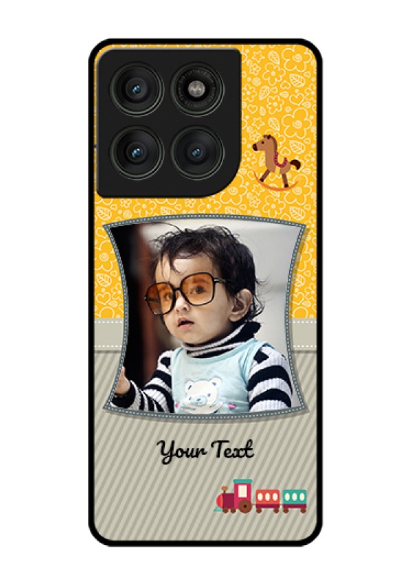 Motorola Edge 60 Pro 5G Custom Glass Phone Case - Baby Picture Upload Design