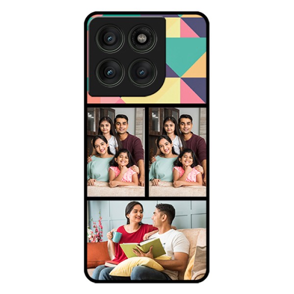 Motorola Edge 60 Pro 5G Custom Glass Phone Case - Bulk Pic Upload Design