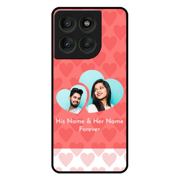 Motorola Edge 60 Pro 5G Custom Glass Phone Case - Couple Pic Upload Design Motorola Edge 60 Pro 5G Custom Glass Phone Case - Couple Pic Upload Design