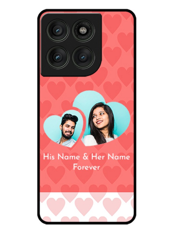 Custom Motorola Edge 60 Pro 5G Custom Glass Phone Case - Couple Pic Upload Design