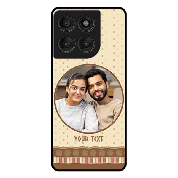 Motorola Edge 60 Pro 5G Custom Glass Phone Case - Brown Dotted Mobile Case Design Motorola Edge 60 Pro 5G Custom Glass Phone Case - Brown Dotted Mobile Case Design