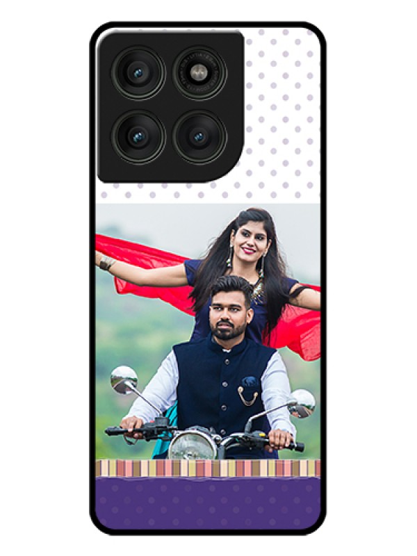 Custom Motorola Edge 60 Pro 5G Custom Glass Phone Case - Cute Family Design