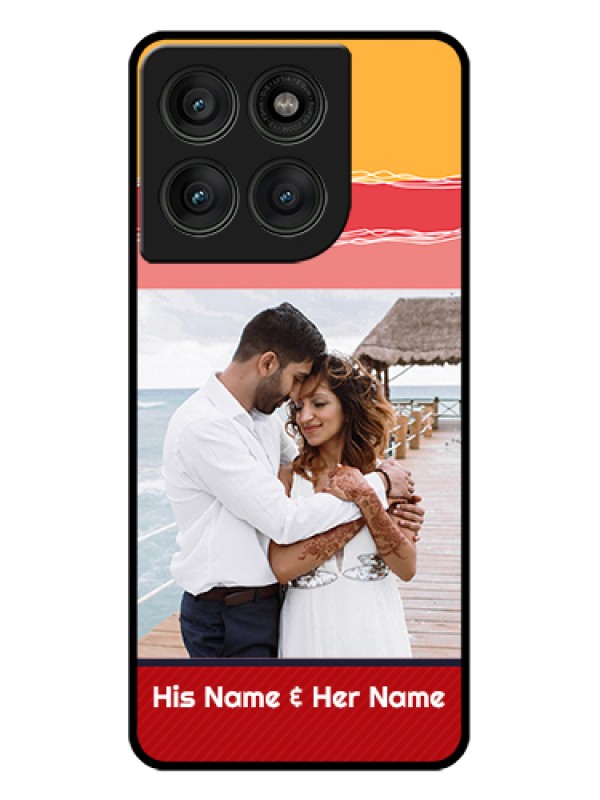 Custom Motorola Edge 60 Pro 5G Custom Glass Phone Case - Colorful Case Design