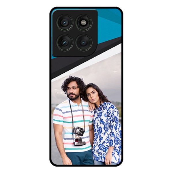 Motorola Edge 60 Pro 5G Custom Glass Phone Case - Simple Pattern Photo Upload Design