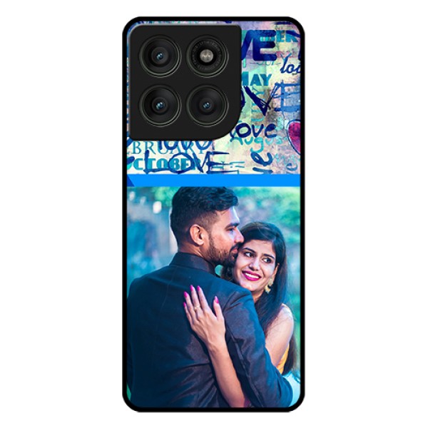 Motorola Edge 60 Pro 5G Custom Glass Phone Case - Colorful Love Design