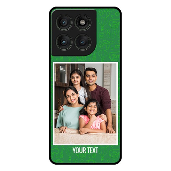 Motorola Edge 60 Pro 5G Custom Glass Phone Case - Picture Upload Design
