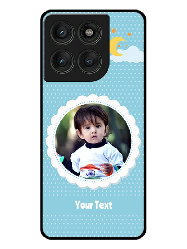 Custom Motorola Edge 60 Pro 5G Custom Glass Phone Case - Violet Pattern Design