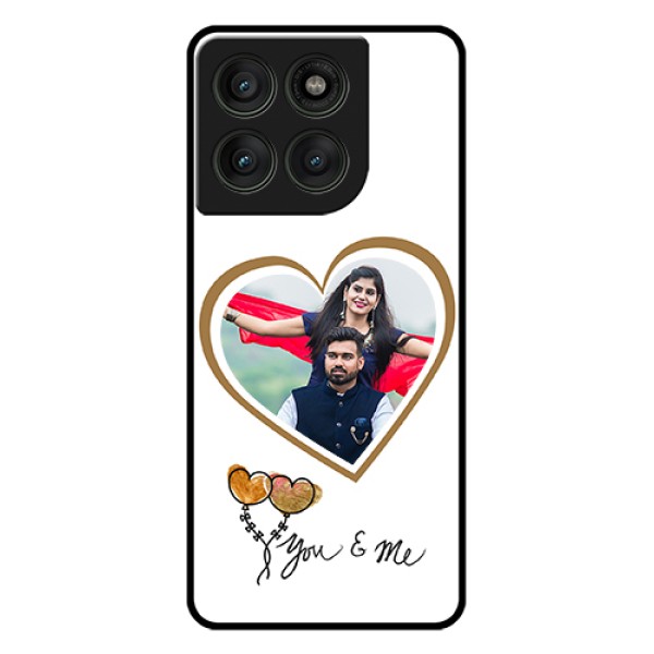 Motorola Edge 60 Pro 5G Custom Glass Phone Case - You & Me Design