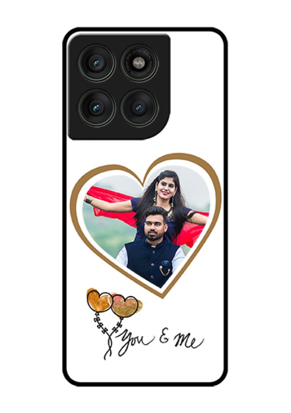 Motorola Edge 60 Pro 5G Custom Glass Phone Case - You & Me Design