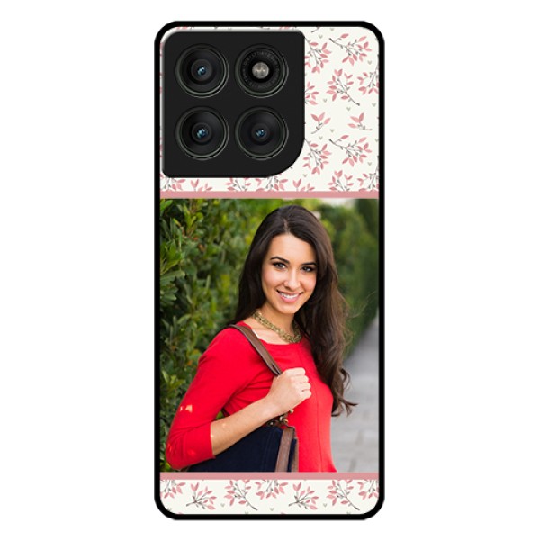 Motorola Edge 60 Pro 5G Custom Glass Phone Case - Stunning Floral Design