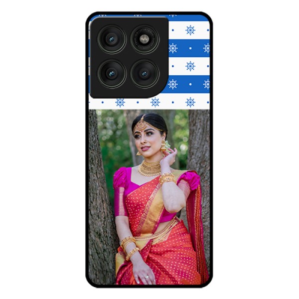 Motorola Edge 60 Pro 5G Custom Glass Phone Case - Snow Pattern Design