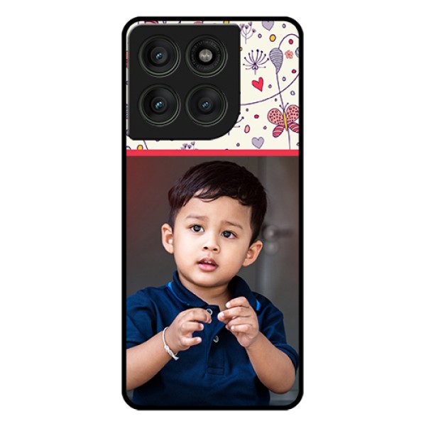 Motorola Edge 60 Pro 5G Custom Glass Phone Case - Premium Floral Design