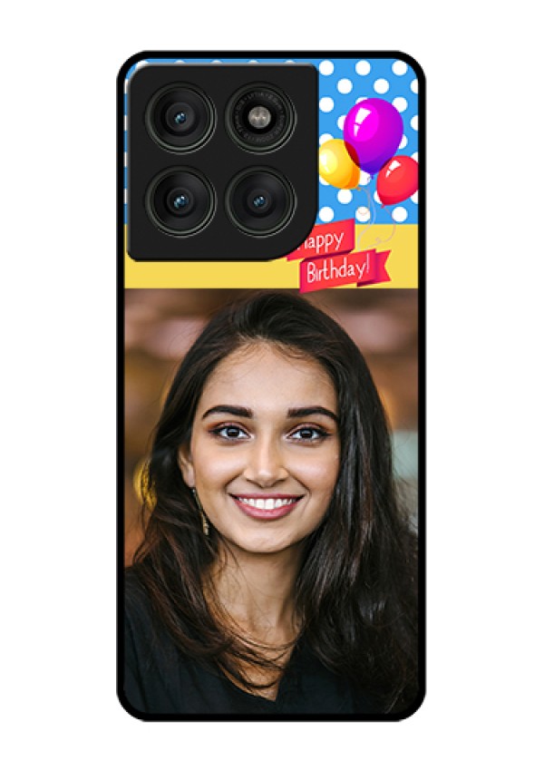 Motorola Edge 60 Pro 5G Custom Glass Phone Case - Happy Birthday Design