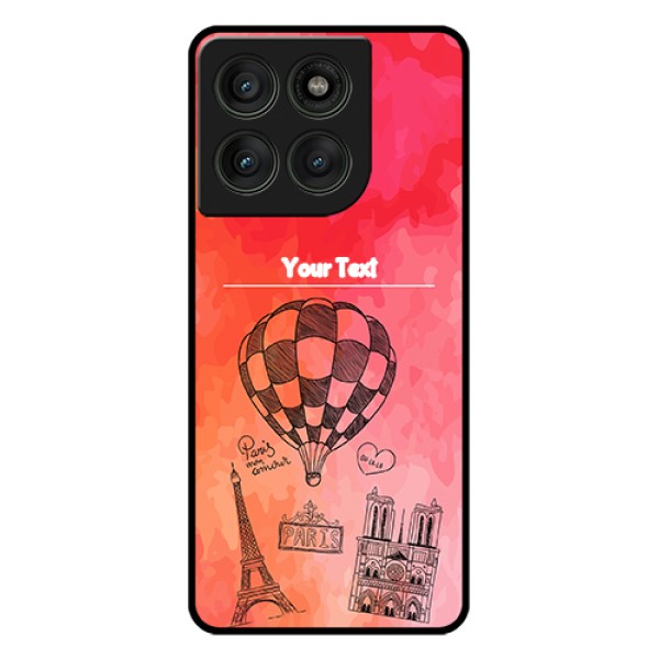 Motorola Edge 60 Pro 5G Custom Glass Phone Case - Paris Theme Design