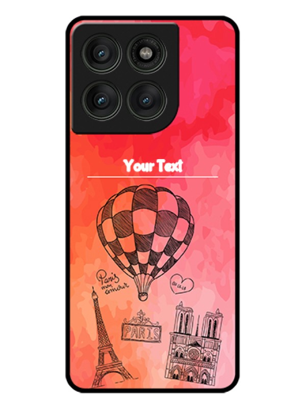 Custom Motorola Edge 60 Pro 5G Custom Glass Phone Case - Paris Theme Design