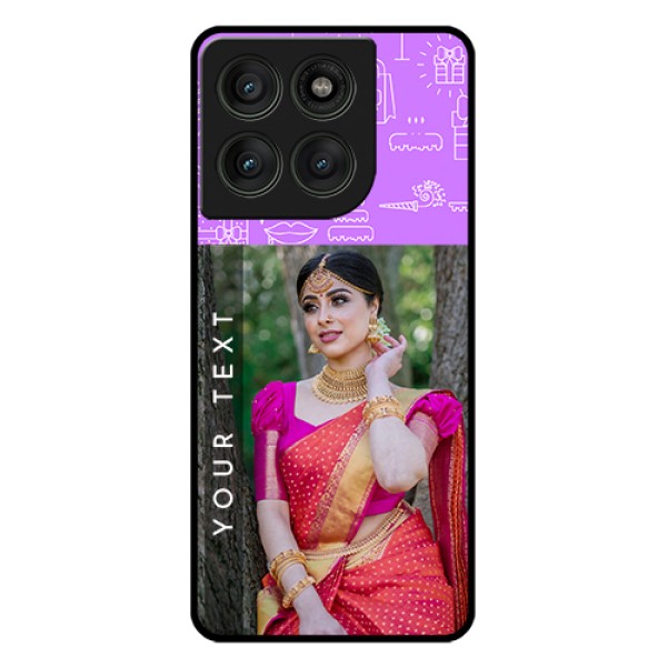 Motorola Edge 60 Pro 5G Custom Glass Phone Case - Birthday Icons Design