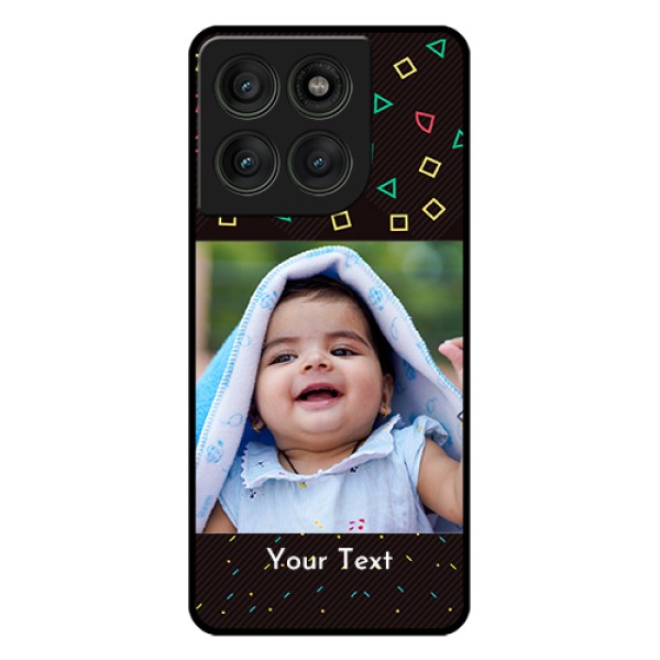 Motorola Edge 60 Pro 5G Custom Glass Phone Case - With Confetti Birthday Design Motorola Edge 60 Pro 5G Custom Glass Phone Case - With Confetti Birthday Design