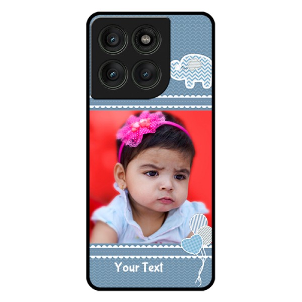 Motorola Edge 60 Pro 5G Custom Glass Phone Case - With Kids Pattern Design Motorola Edge 60 Pro 5G Custom Glass Phone Case - With Kids Pattern Design