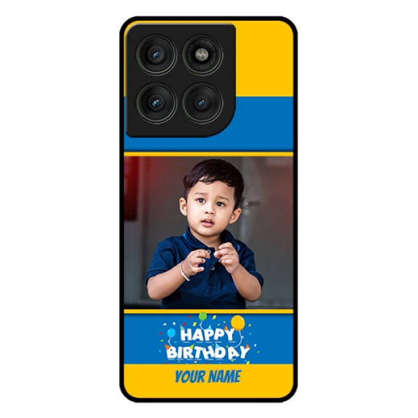 Motorola Edge 60 Pro 5G Custom Glass Phone Case - Birthday Wishes Design Motorola Edge 60 Pro 5G Custom Glass Phone Case - Birthday Wishes Design