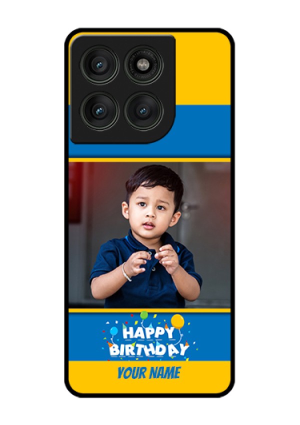 Motorola Edge 60 Pro 5G Custom Glass Phone Case - Birthday Wishes Design