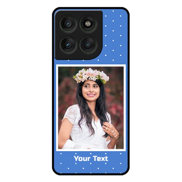 Motorola Edge 60 Pro 5G Custom Glass Phone Case - Polka Dots Design